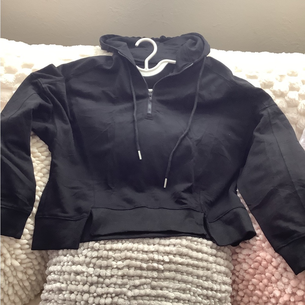 NWOT !! Half-Zip Hoodie Top -